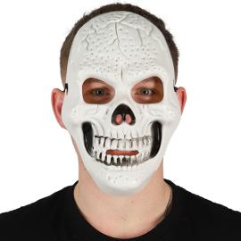 Skjelettmaske Hvit