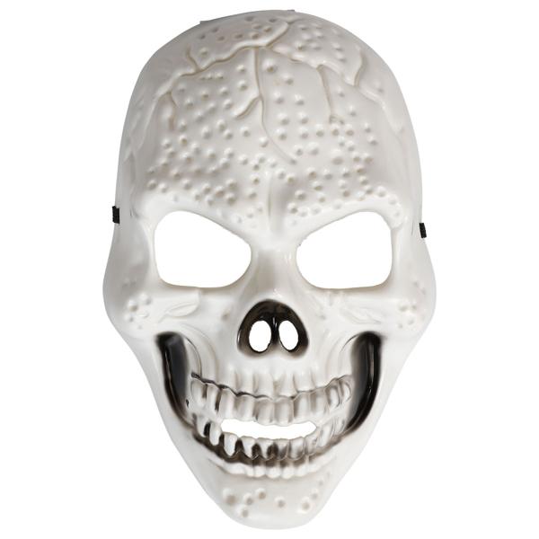 Skjelettmaske Hvit