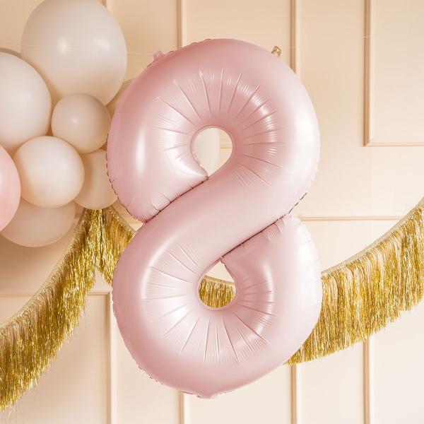 Tallballong Pastellrosa
