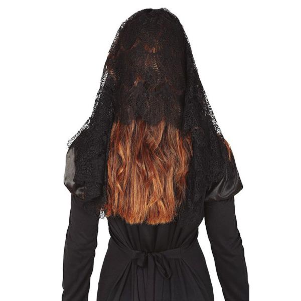 Mantilla Slør Svart