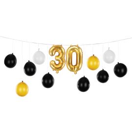 DIY Ballonggirlander 30 år 13-pakning
