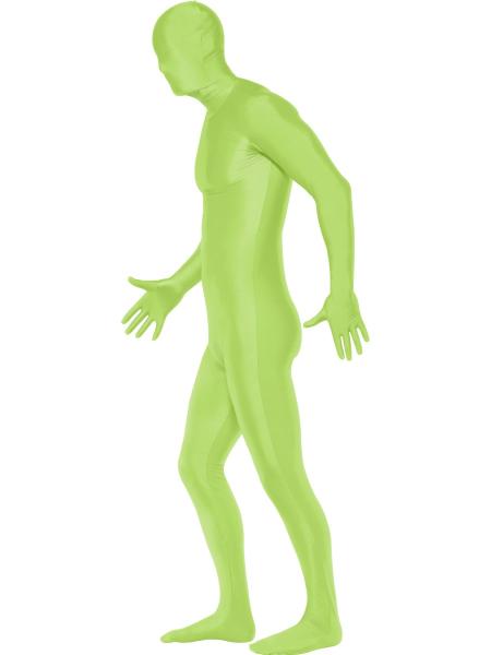 Morphsuit Grønt Kostyme med Veske