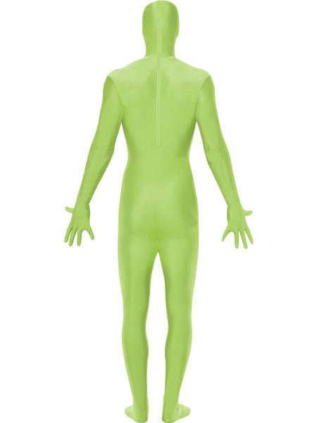 Morphsuit Grønt Kostyme med Veske