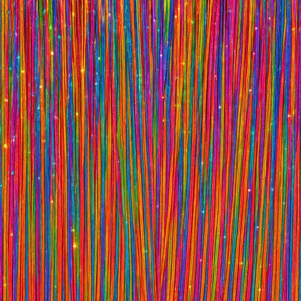 Hårstriper Glitter Flerfarget