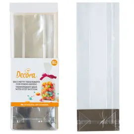 Cellofanposer St&oslash;dig Transparen 7,5x22 cm 10-pakning