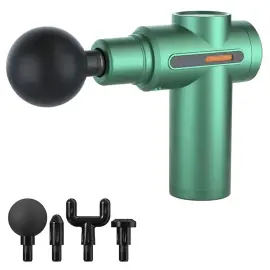 Massasjepistol Varm & Kald med 6 Hoder Grønn