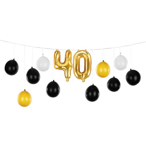 DIY Ballonggirlander 40 år 13-pakning
