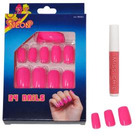 L&oslash;snegler Neonrosa