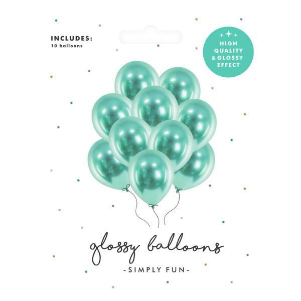 Glossy Ballonger Mørkegrønne