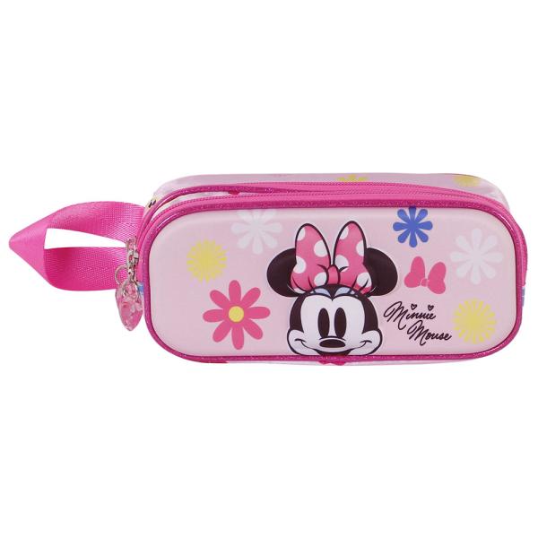 Minni Mus 3D Pennal Blomster