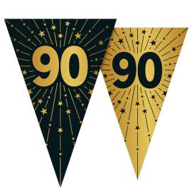 Vimpelgirlander med Stjerner og Tallet 90