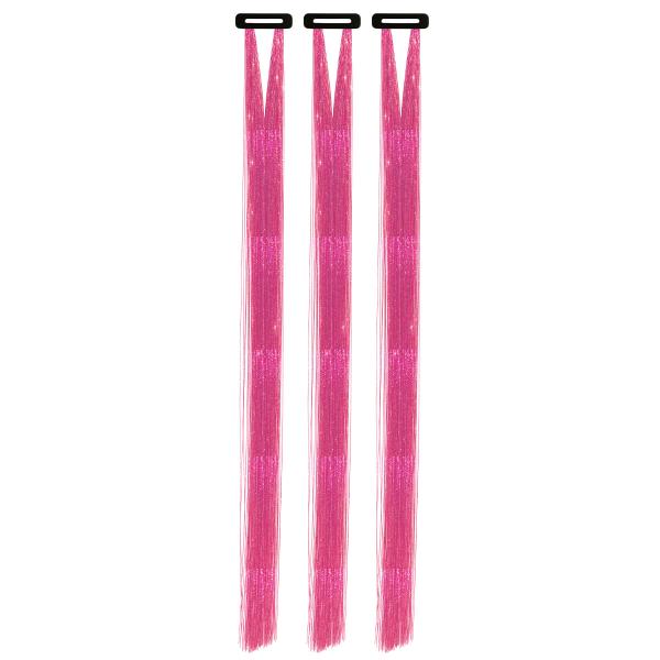 Hårstriper Glitter Rosa