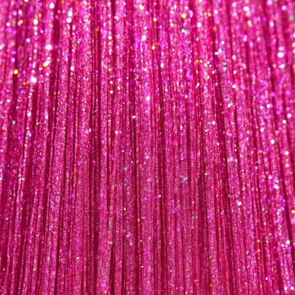 Hårstriper Glitter Rosa