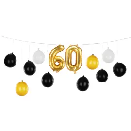 DIY Ballonggirlander 60 &aring;r 13-pakning