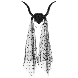 Djevel H&aring;rb&oslash;yle med Tyll og Blomster