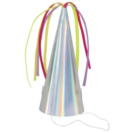 Regnbueskimrende Partyhatter