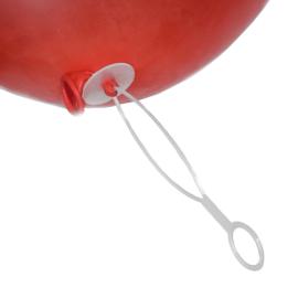 Ballongknyter Transparent 10-pakning
