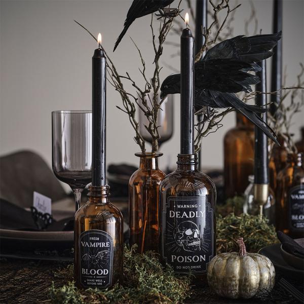Lyseholder med Stearinlys Halloween