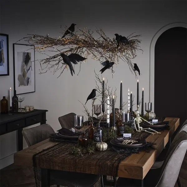 Lyseholder med Stearinlys Halloween