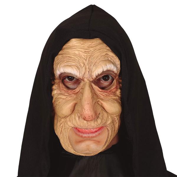 Gammel Kvinne Maske med Skaut