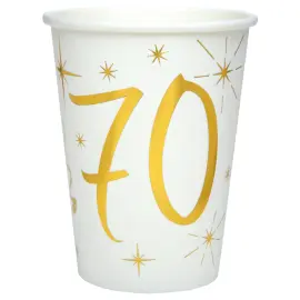 Pappkopper 70 År Sparkle