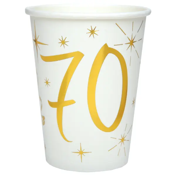 Pappkopper 70 År Sparkle