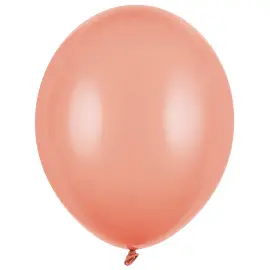 Sterke Ballonger Fersken Pastell 23 cm 100-pakning