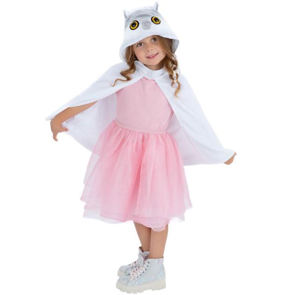 Deluxe Ugle Plush Cape Barn 4-7 år