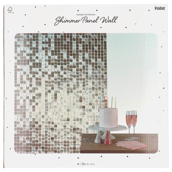 Backdrop Paljettpanel Starlight Gold 30x30 cm 12-pakning