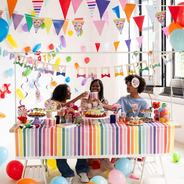 Partypicks Stripetastic 10-pakning