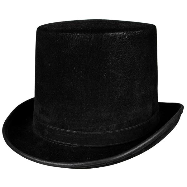Deluxe Høy Hatt Svart