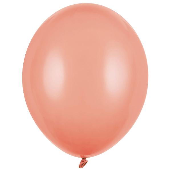 Sterke Ballonger Fersken Pastell 27 cm