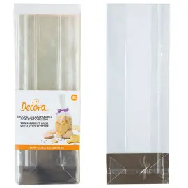 Cellofanposer St&oslash;dig Transparen 10x30 cm 10-pakning