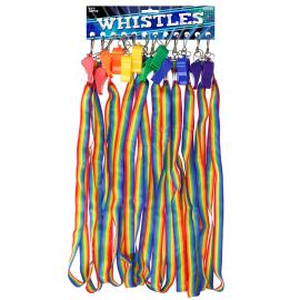 Fl&oslash;yter Regnbue med B&aring;nd 12-pakning