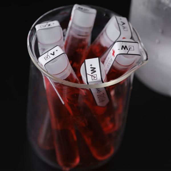 Shotsglass Blodprøve