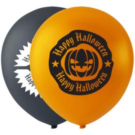 Halloween Ballonger med Dødningehoder og Gresskar