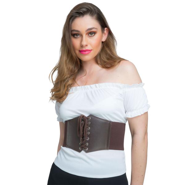 Korsettbelte Brun