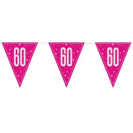 Flaggirlander 60 år Rosa & Sølv
