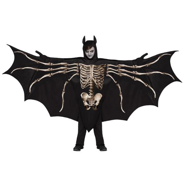 Flaggermus-tunika med Hette og Vinger Barn