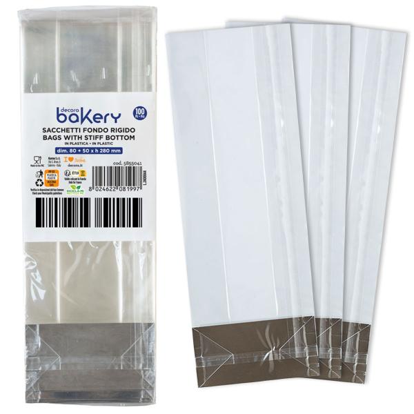 Cellofanposer Stødig Transparent 100-pakning