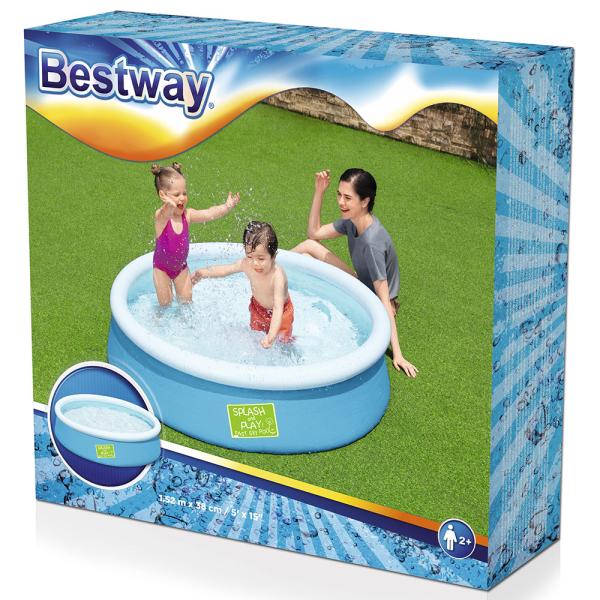 Bestway Oppblåsbart Barnebasseng Fast Sett