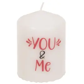 Hvitt Blokklys You & Me