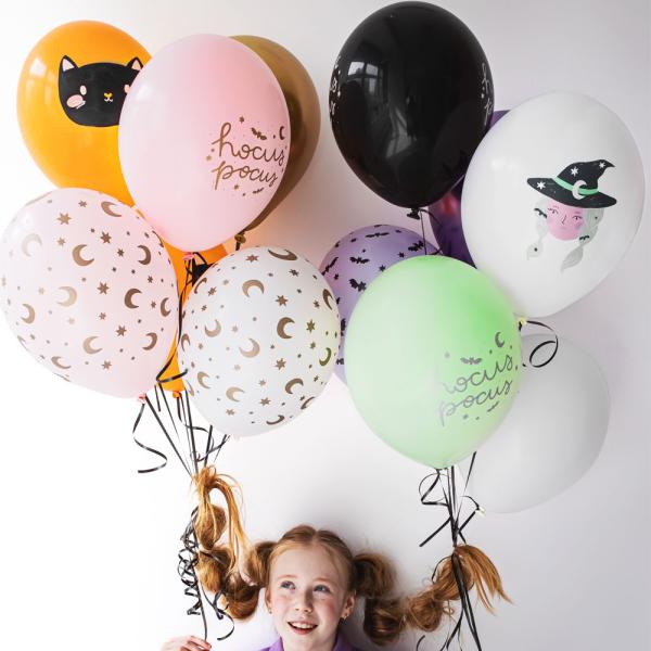 Halloween Ballonger Mix Hocus Pocus Katt