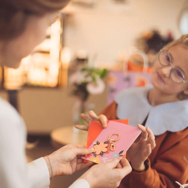 Love You Mom Kort med Nøkkelring