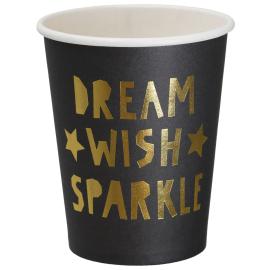 Pappkopper Dream Wish Sparkle 8-pakning