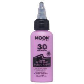 Moon Glow Selvlysende Tekstilfarge Lilla 30 ml