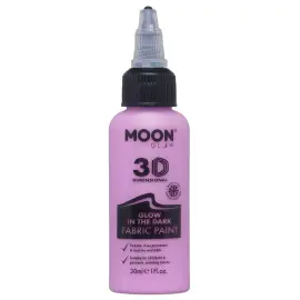 Moon Glow Selvlysende Tekstilfarge Lilla 30 ml