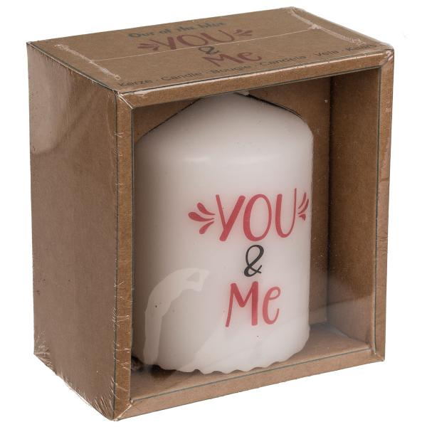 Hvitt Blokklys You & Me