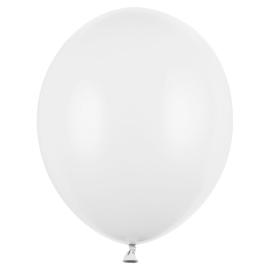 Hvite Ballonger Pastel Pure White
