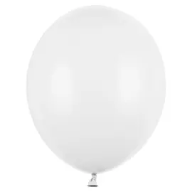 Hvite Ballonger Pastel Pure White